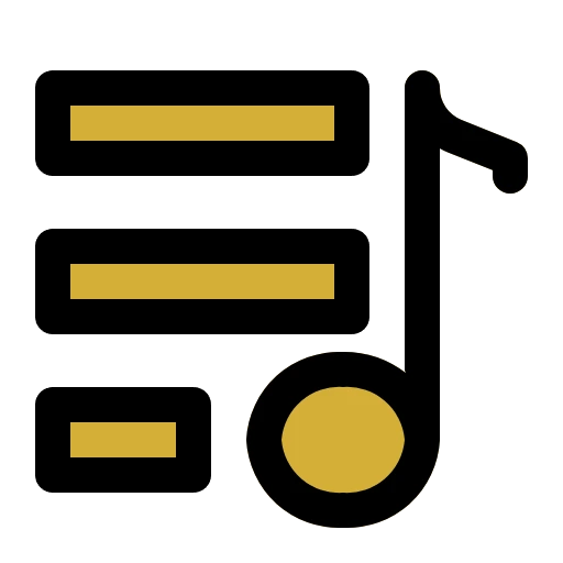 Icone playlist personalizada